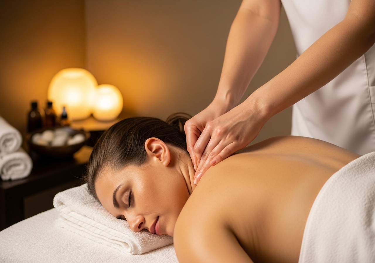 Neck and shoulder massage Broadbeach